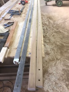 pasamano madera barco