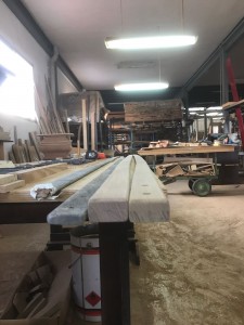 fabricacion pasamanos teca