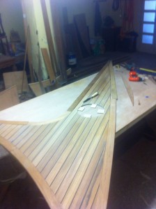 fabricación cubierta de teca