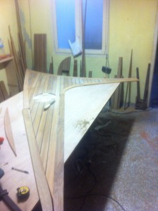 fabricación cubierta de teca